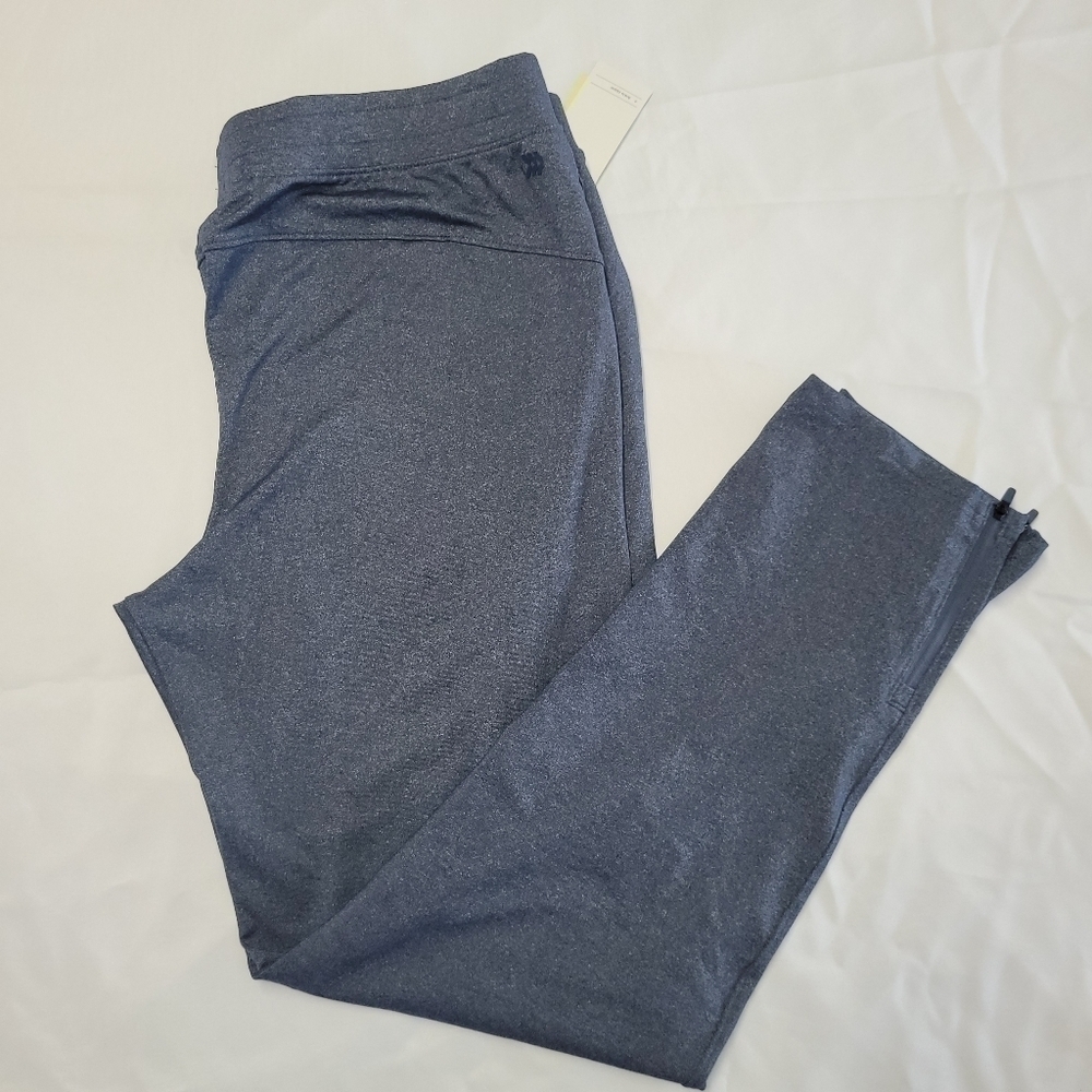 Men's Drawstring Joggers With Zipper Side Leg